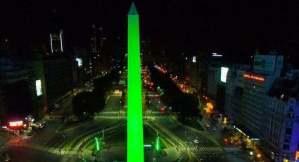 El Gobierno porteño iluminará de verde monumentos para concientizar sobre el cambio climático