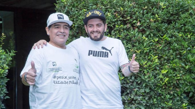 Diego Maradona Jr: habló de la serie de su padre