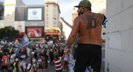 Robos, caos y disturbios opacaron la marcha por Diego Maradona