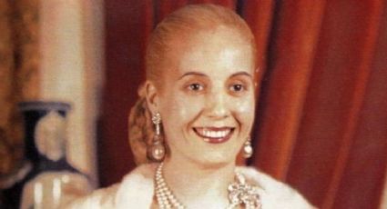 Apareció un video insólito de Eva Duarte de Perón
