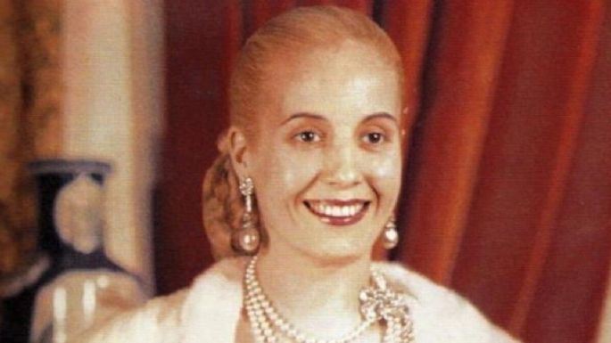 Apareció un video insólito de Eva Duarte de Perón