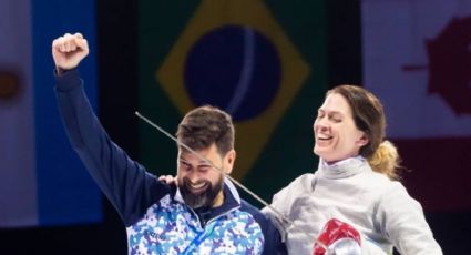 Juegos Olímpicos: le propusieron matrimonio en vivo a la esgrimista argentina