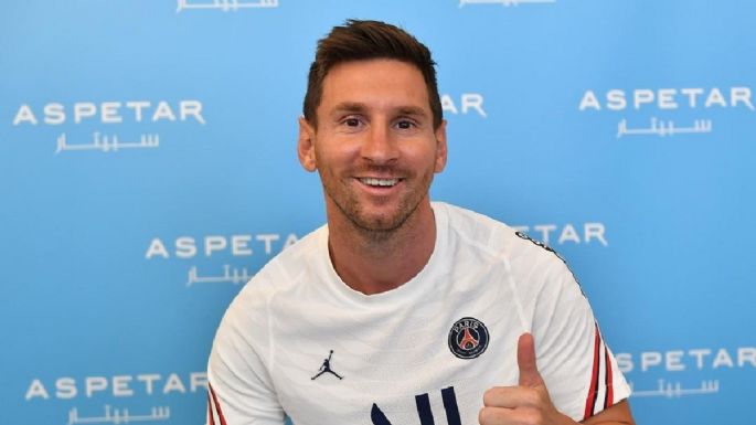 Lionel Messi entrenó con el PSG y empezó a seguir a sus compañeros en redes sociales