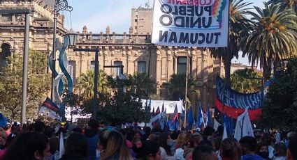 Tucumán: cientos de personas marcharon a Plaza Independencia por "paz, pan, techo, tierra y trabajo"