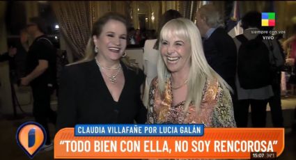 Claudia Villafañe sobre Lucía Galán: "No soy rencorosa"