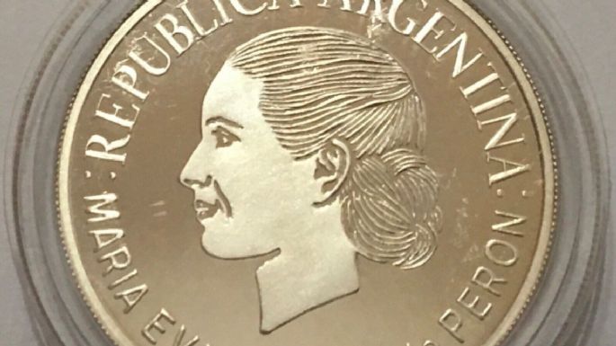 Cómo conseguir las monedas conmemorativas de Evita Perón que valen una fortuna en el mercado