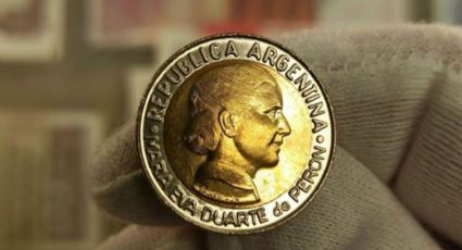 La moneda de Eva Perón más buscada por los coleccionistas