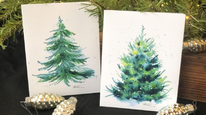 7 diseños de tarjetas de Navidad fáciles para despertar la creatividad
