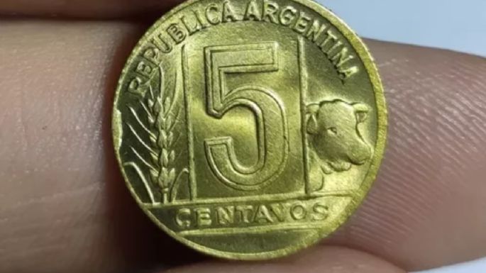 La moneda de 5 centavos de 1946: una pieza única por la que los coleccionistas pagan miles de pesos