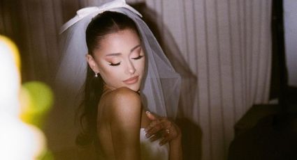 Ya hay fotos: Ariana Grande mostró su vestido de novia