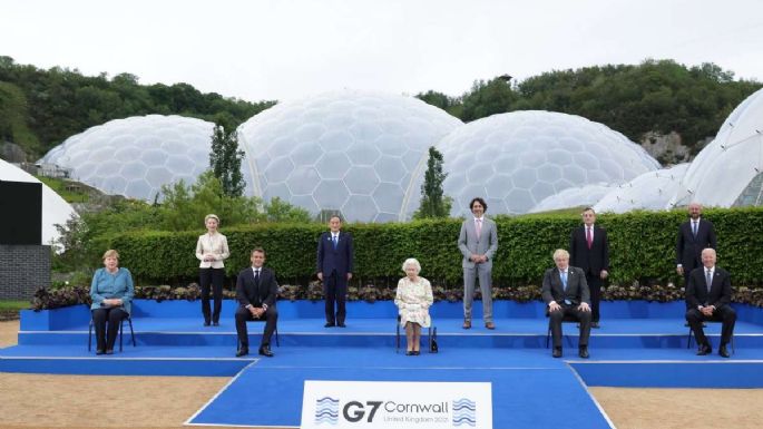 La reina Isabel II presente en la cumbre del G7