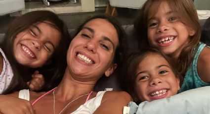 Cinthia Fernández se emocionó con el regalo que le hicieron sus hijas