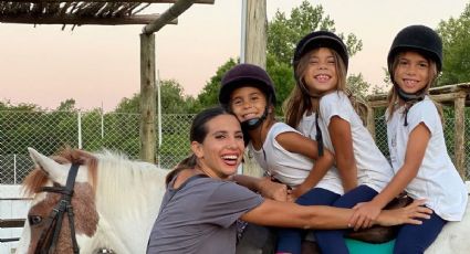 El original plan de Cinthia Fernández para compartir junto a sus hijas