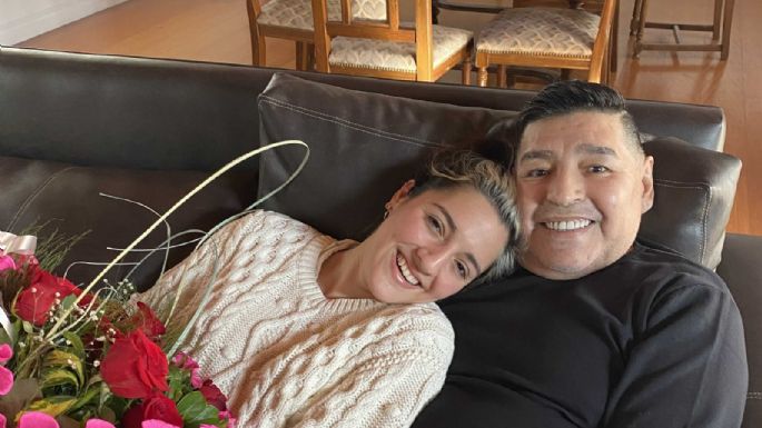 Jana Maradona defendió los derechos de su padre