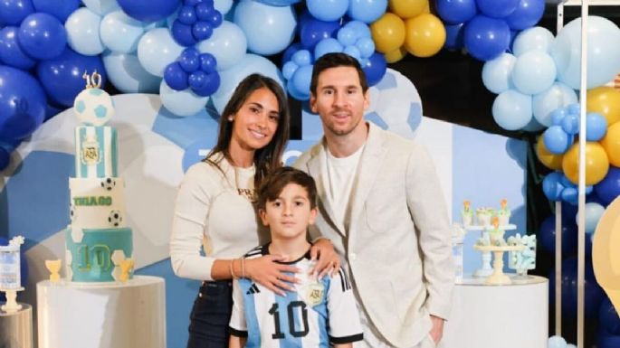 Messi: la tierna manera en que Thiago alienta a la Selección Argentina