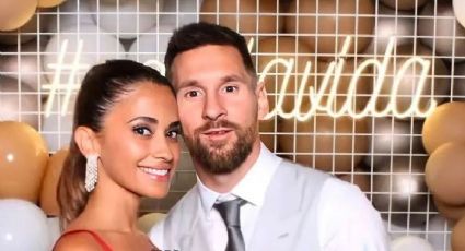 Messi y Antonela, de gala para una noche especial