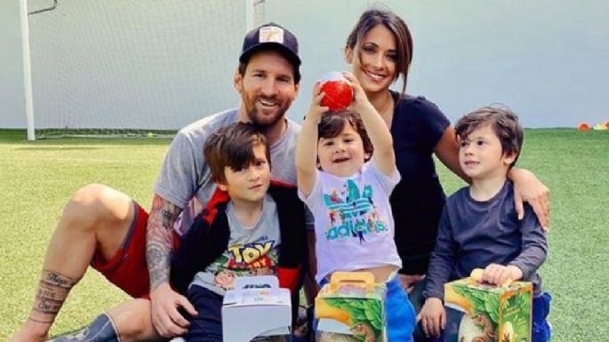 Messi: la familia recibió los regalos esperados
