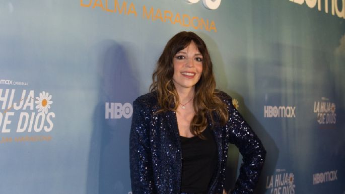 Dalma Maradona más emocionada que nunca en la presentación de "La hija de Dios"