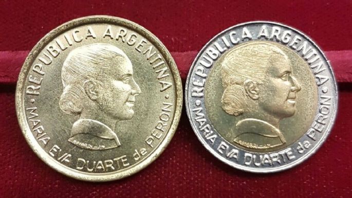 Eva Perón en la numismática: monedas con precios que dejan sin palabras