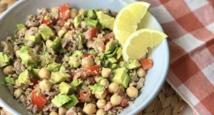 Ensalada de quinoa y garbanzos: una receta nutritiva y sin TACC