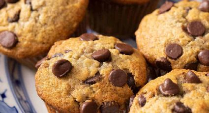 Una receta fácil y deliciosa sin TACC: muffins de banana y chocolate
