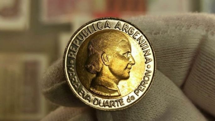 El tesoro oculto en tu bolsillo: la moneda de Eva Perón de 1997