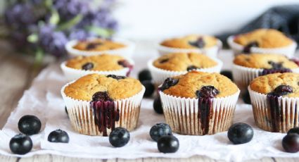 Muffins de arándanos sin tacc: una receta fácil y rápida que te encantará