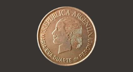 Cuánto pagan por la moneda de 50 centavos de Eva Perón