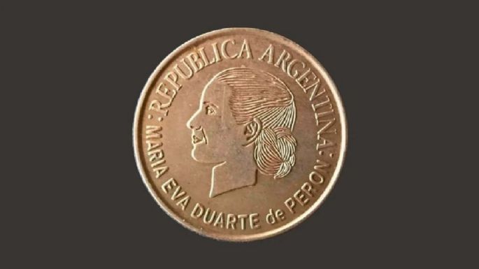 Por qué la moneda de Eva Perón se destaca entre las más hermosas piezas numismáticas
