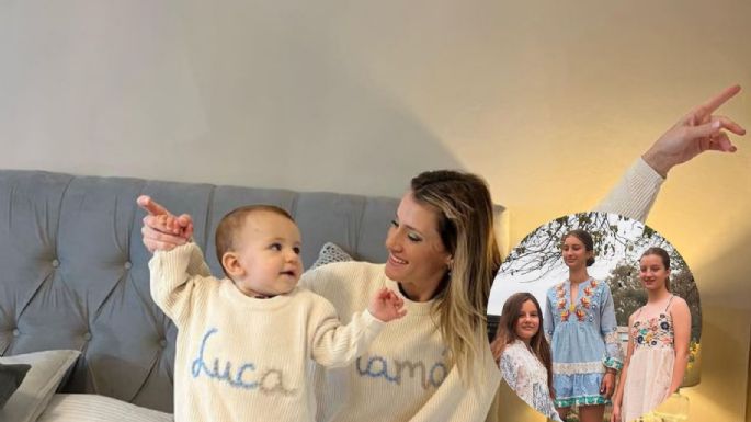 Mica Viciconte incluyó así a las hijas de Nicole Neumann en el cumpleaños de su hijo Luca Cubero