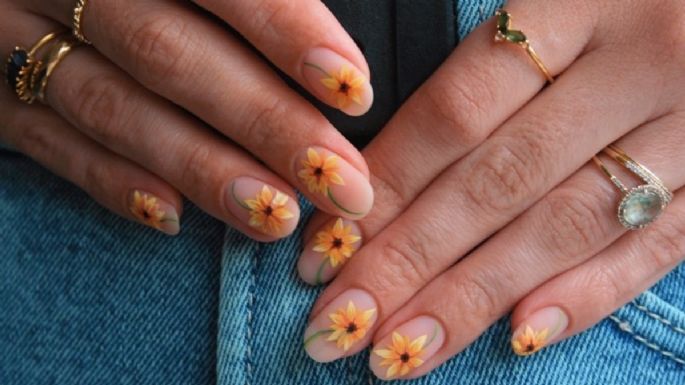 Nail art con flores: un estilo que te encantará