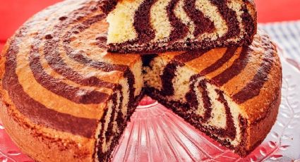 Torta cebra con la receta más fácil para resolver la merienda