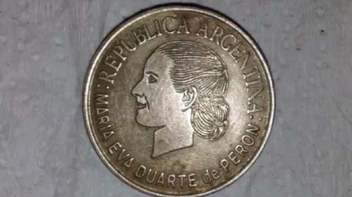 Así es la moneda de Evita Perón de 1997, la pieza de la que nadie habla y que puede valer fortuna