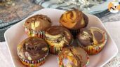 Muffins marmolados perfectos para la merienda: receta fácil y rápida que nunca decepciona