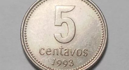 La moneda de 5 centavos de 1908: un ejemplar único en la numismática argentina